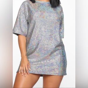 Making Memories T Shirt Dress - Hologram